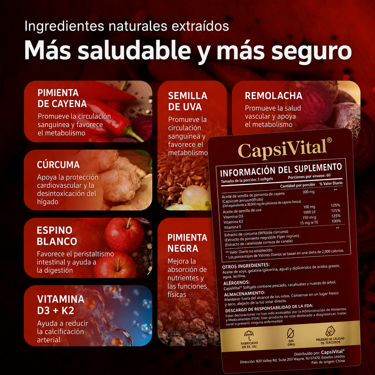 Fórmula Herbal de Cayena