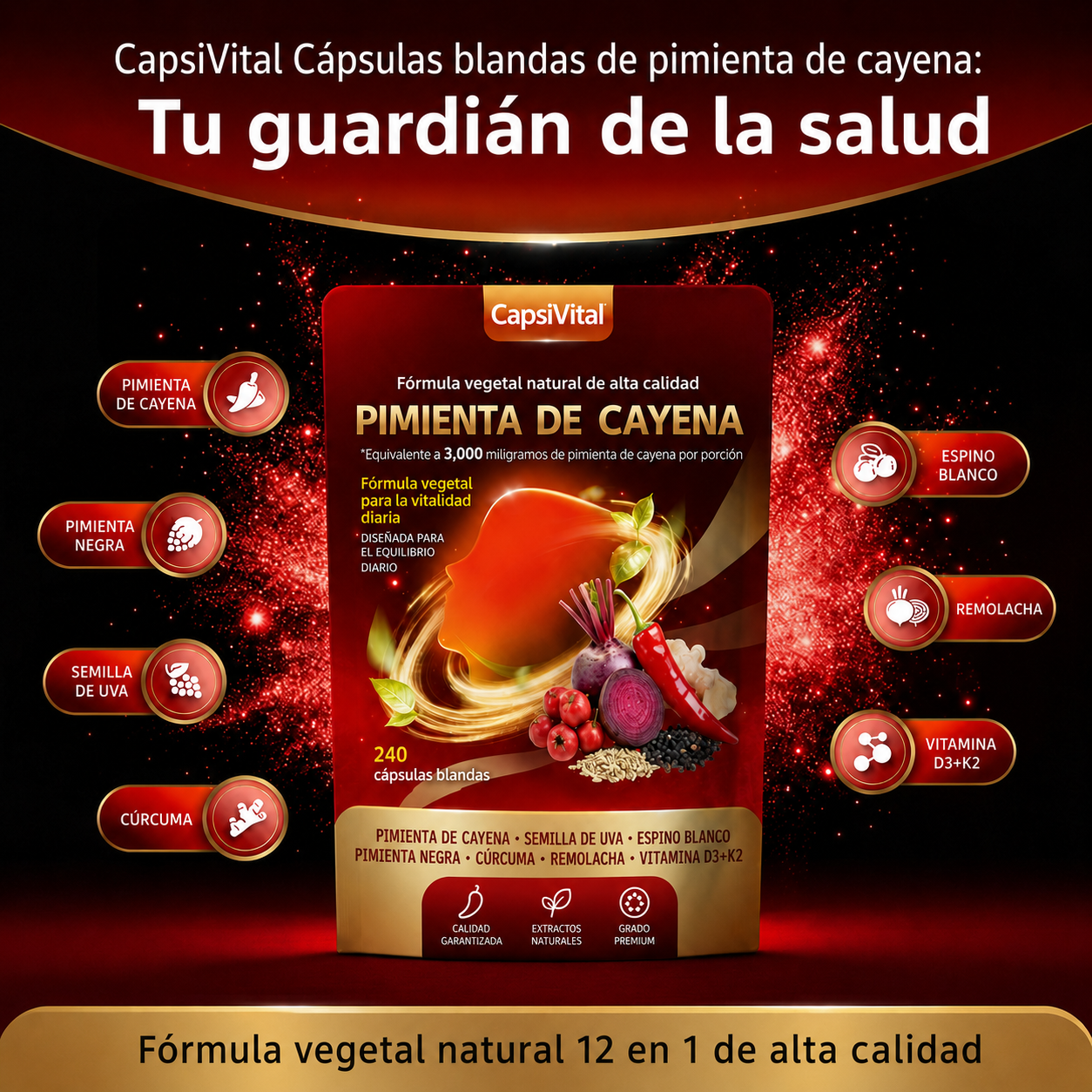 Fórmula Herbal de Cayena