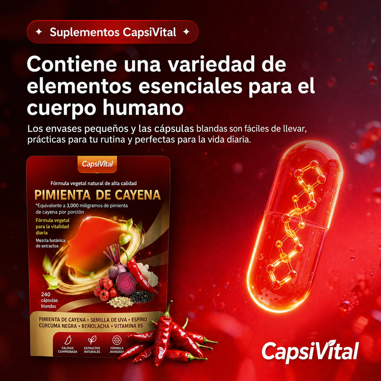 Fórmula Herbal de Cayena